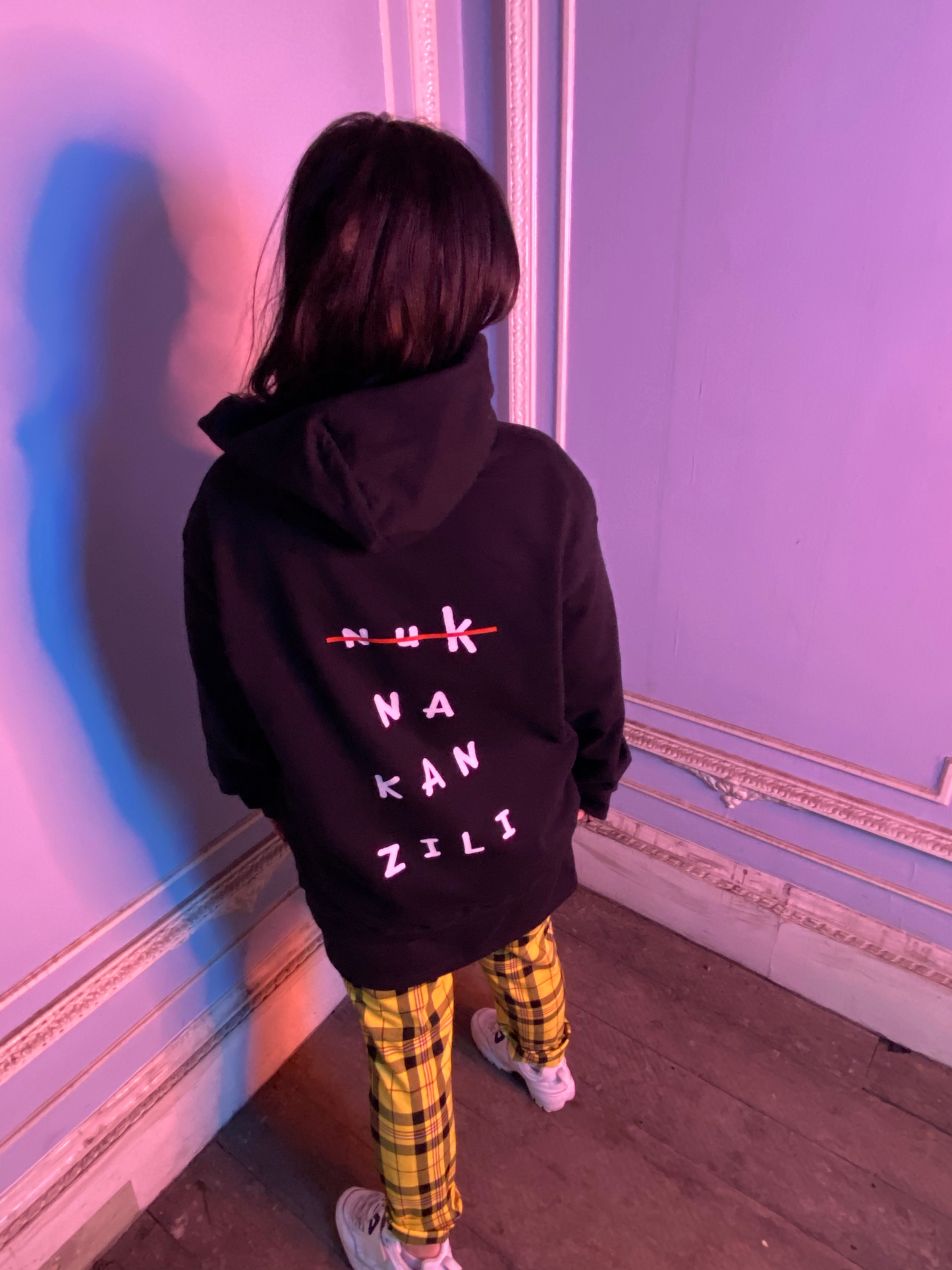 NUK NA KAN ZILI Unisex Black Hoodie