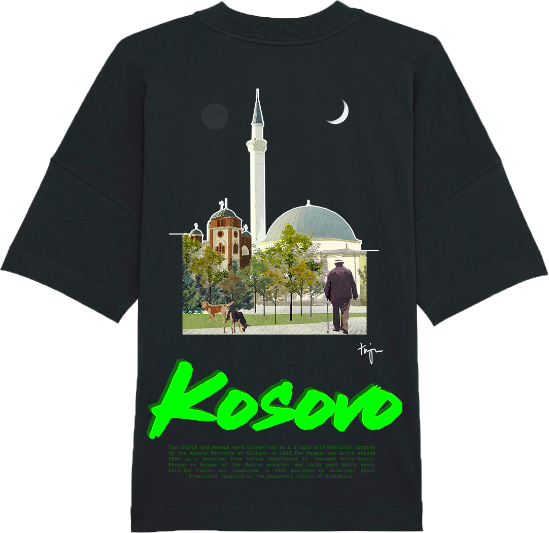 Ferizaj Organic Oversized Unisex T-shirt