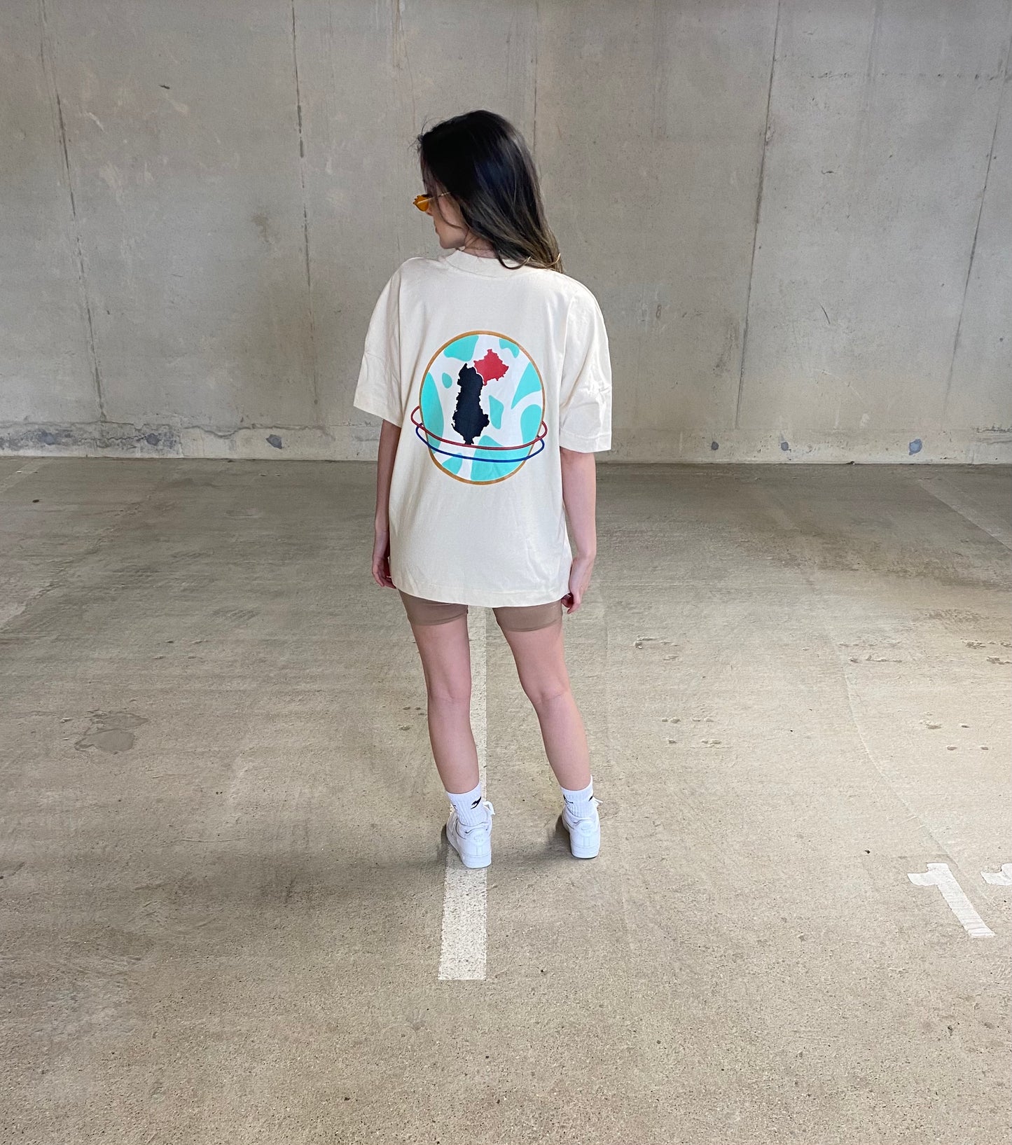 ALB/KSV Oversized Unisex T-shirt - Nude