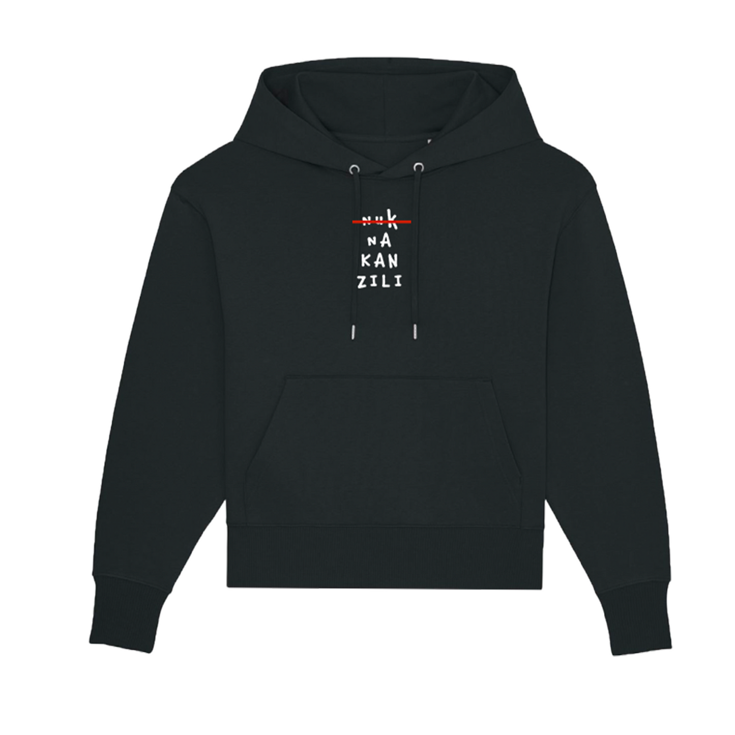 NUK NA KAN ZILI Unisex Black Hoodie