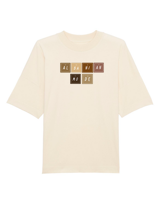 ALBANIAN MODE Boxy Unisex T-shirt