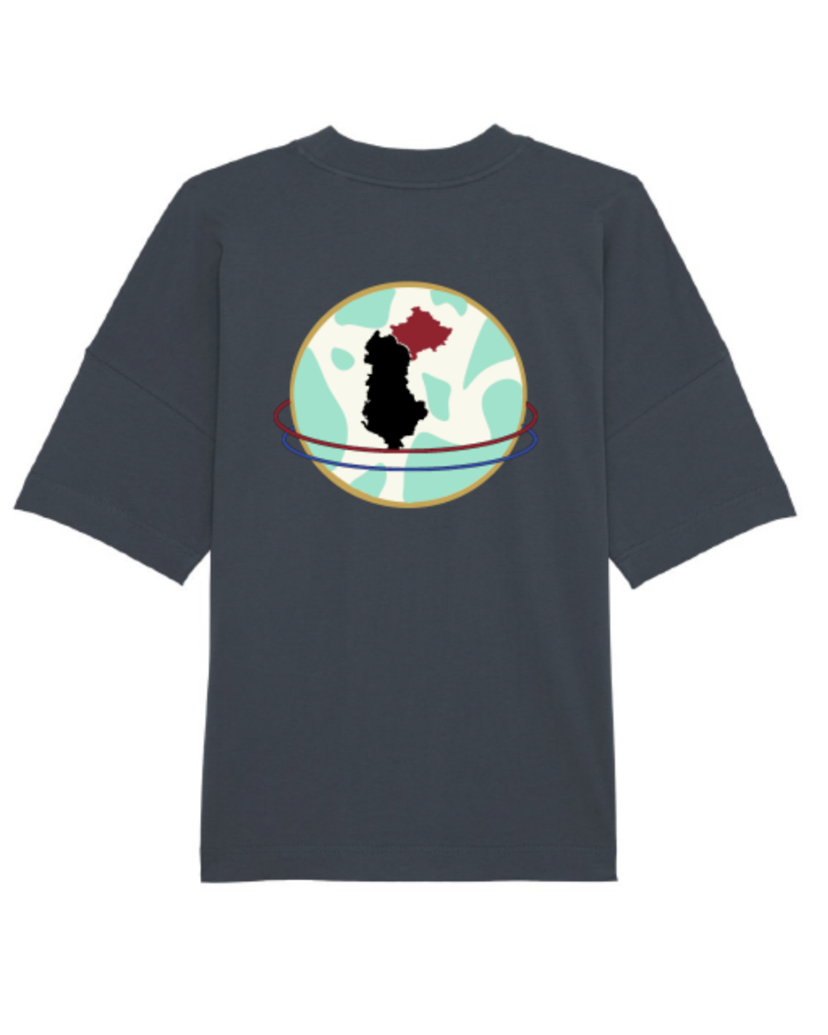 ALB/KSV Oversized Unisex T-shirt - Ink Grey