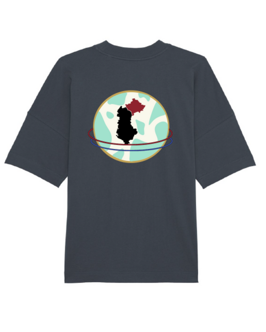 ALB/KSV Oversized Unisex T-shirt - Ink Grey